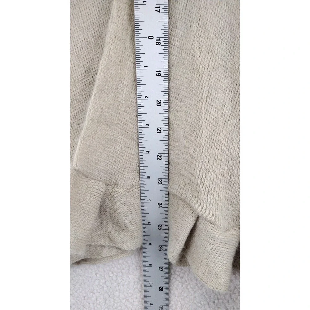 Vince Camuto Womens One‎ Size Peyote Knit Open Front Ruffle Cape Cardigan